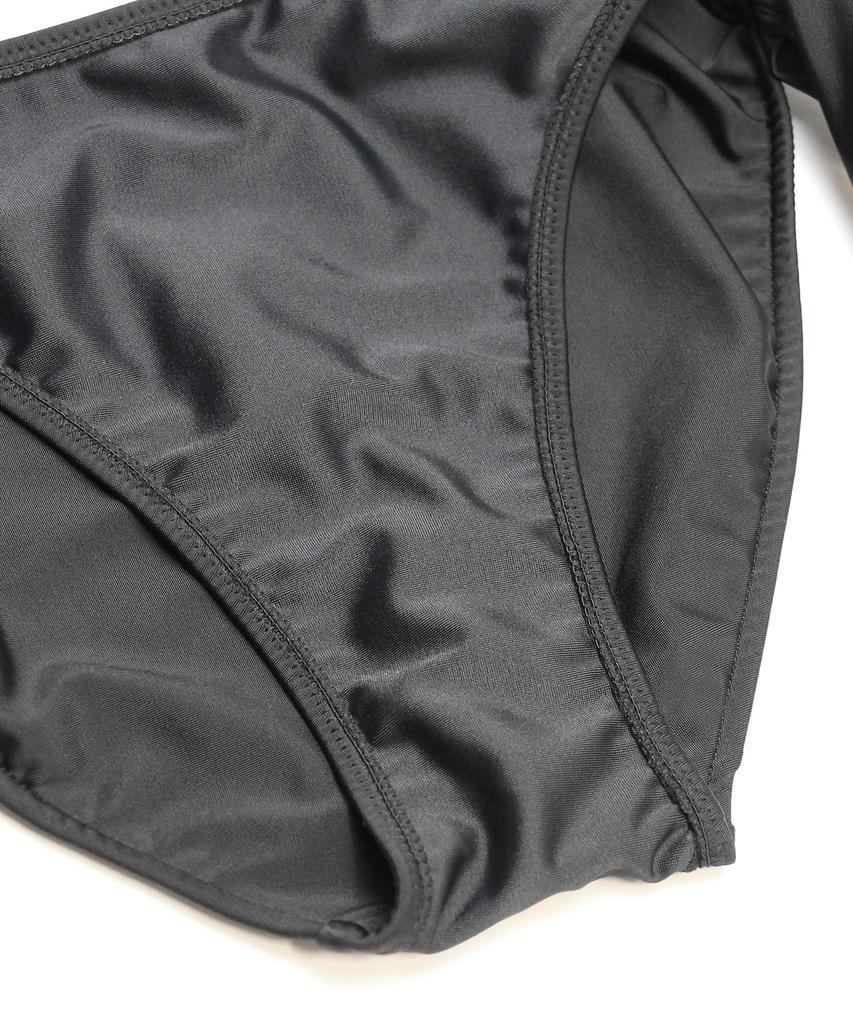 Swimwear Bikini natural but firm Up black [Sanai Paradise] set, [Natural Bra], non-wired bikini, 55-53-3-1651,