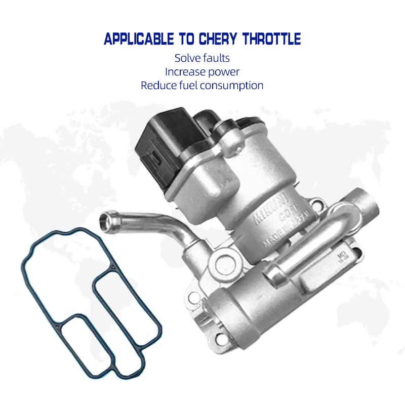 Applicable to Chery Dongfangzi Mitsubishi throttle idle motor Tiggo V5 idle motor with aluminum seat Zunchi 6 plug Idle motor