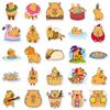 100Pcs Capybara Stickers Cartoon Animal Decals Waterproof Cute Animal and Pet Stickers Multi-Function for Skateboard Book