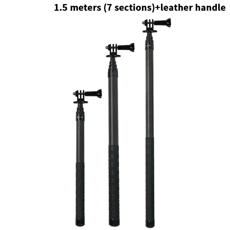 1Pc Ultra Long Carbon Fiber Selfie Stick Invisible Camera Extension Stick Selfie Stick Convenient For Taking Photos