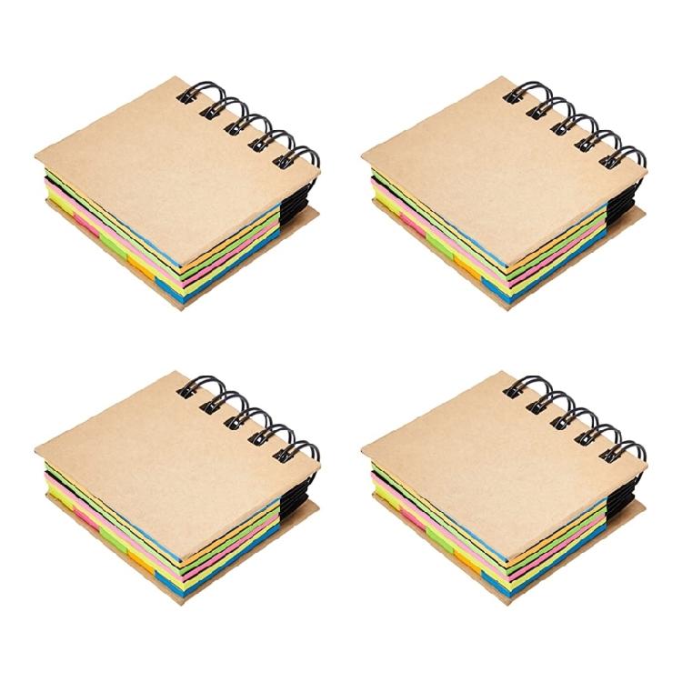 

Safe Materials Pastels Palette Stick Note Reusing Writing Pad Adhesive Paper Notepads Set for Office Home School Use 1