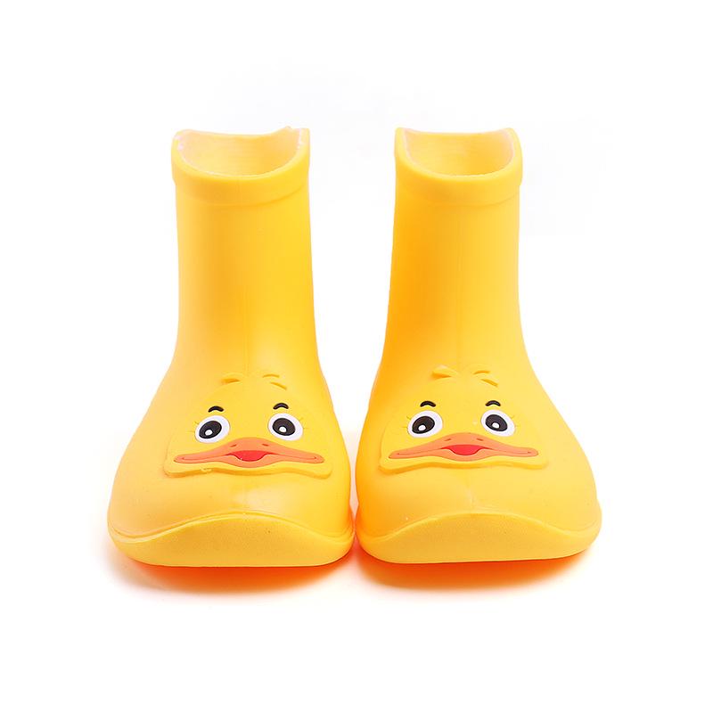 Little Duck Children's Cartoon Rain Boots - Cute Waterproof Boots for Toddlers and Kids