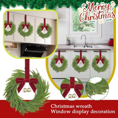 Weihnachtsdekorationen Girlande Schaufensterdekorationen Türhänger Veranstaltungsdekorationen Weihnachtskränze Rattan-Kränze