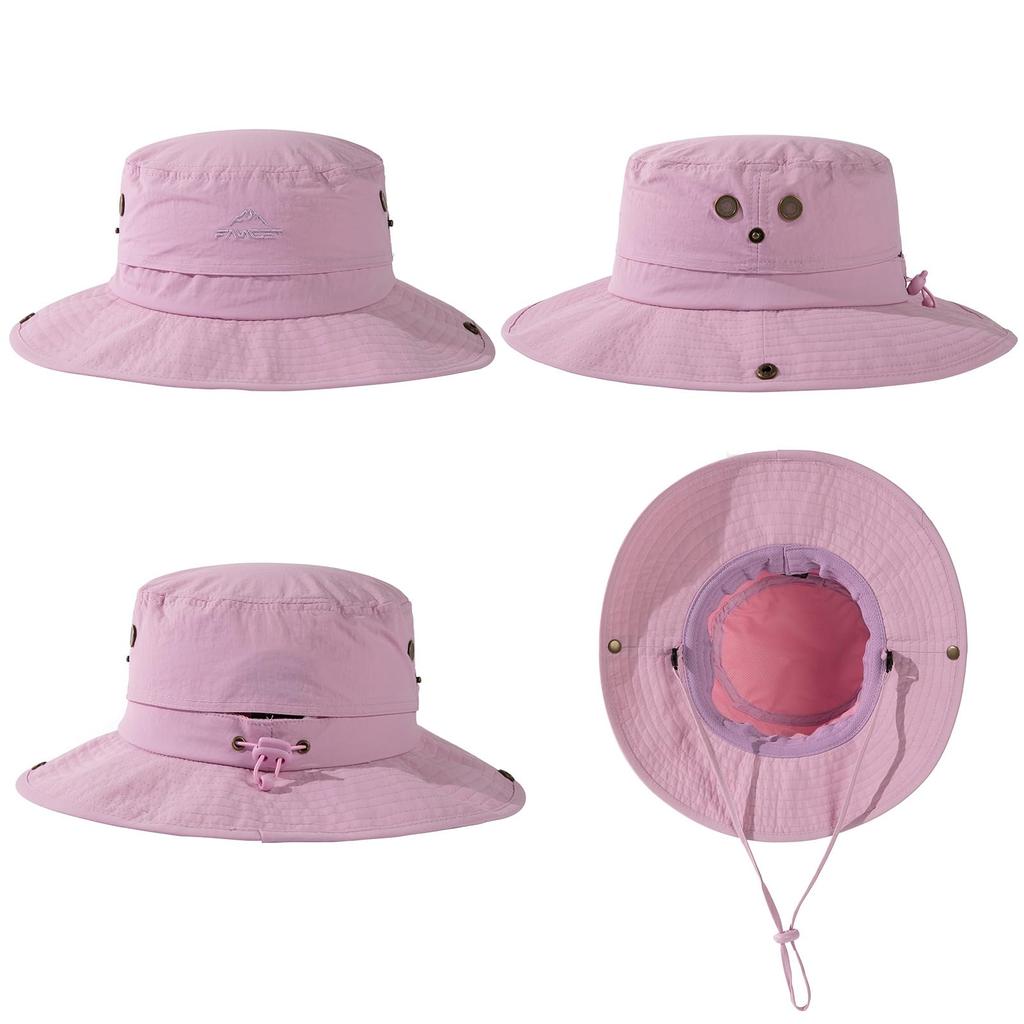 Safari Mesh Adventure UV Sun Wide Chin Military Autumn [TOP-EX] Women's Hat, Ponytail-Friendly Hat, Foldable, Stylish, Protection, Hat, Brim, Strap,