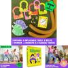 The Monkey Tail Family Game With Plastic Material For Parent Child Interaction And Indoor Leisure