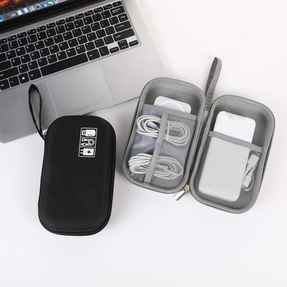Shockproof EVA Digital Storage Bag Hard Data Cable Organizer Bag  Digital Accessories