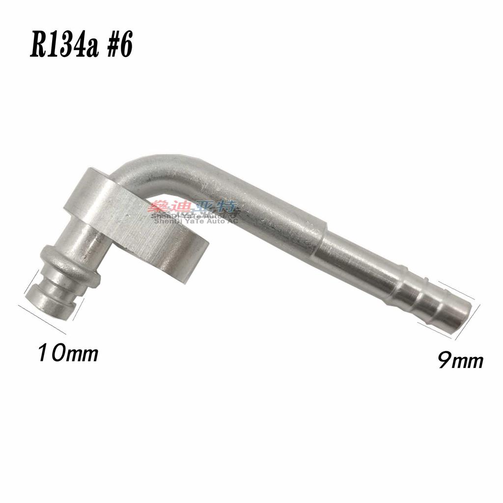 (15PCS)R134 Automotive Air Conditioning Piping Aluminum Joint Kit Condenser Radiator Drying Bottle Active Plate Header Connector
