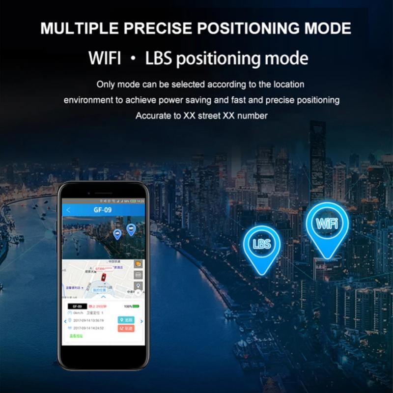 Remote Listening Magnetic GF09 Mini Vehicle GPS Tracker Real Time Tracking Device Pet Old And Child Anti-Lost Locator Auto Parts