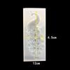 Silicone Mold Peacock Mirror Mould DIY Craft Jewelry Pendant Epoxy Resin Tool