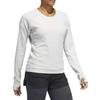Adidas Comfortable Solid Color Crew Neck Sweatshirt Women tops White DQ1918