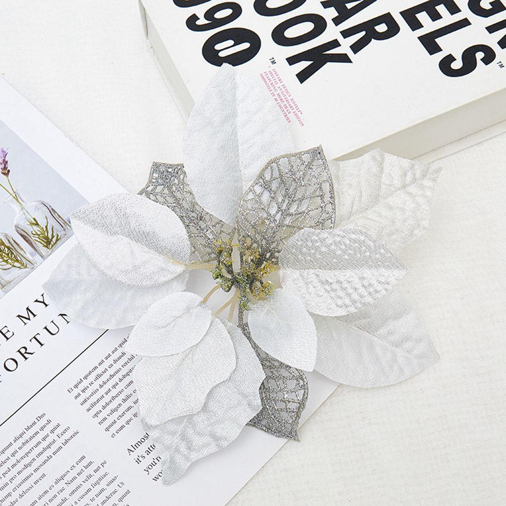 Party Supplies Xmas Tree Decor Artificial Flowers Christmas Decorations Silk Flower Fake Flower