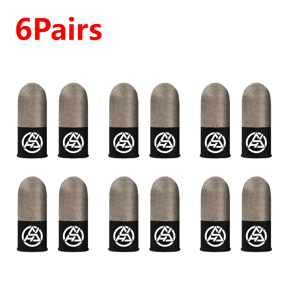 1-10 Pair Luminous Fingertips Sweat-Proof Game Finger Sleeve Finger Cots Cover Sensitive Mobile Touch Glove for PUBG Phone Games