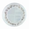 Crystal Cluster Coaster Molds for Resin Casting Resin Coaster Molds Round Epoxy Silicone Molds Great for Making Coaster