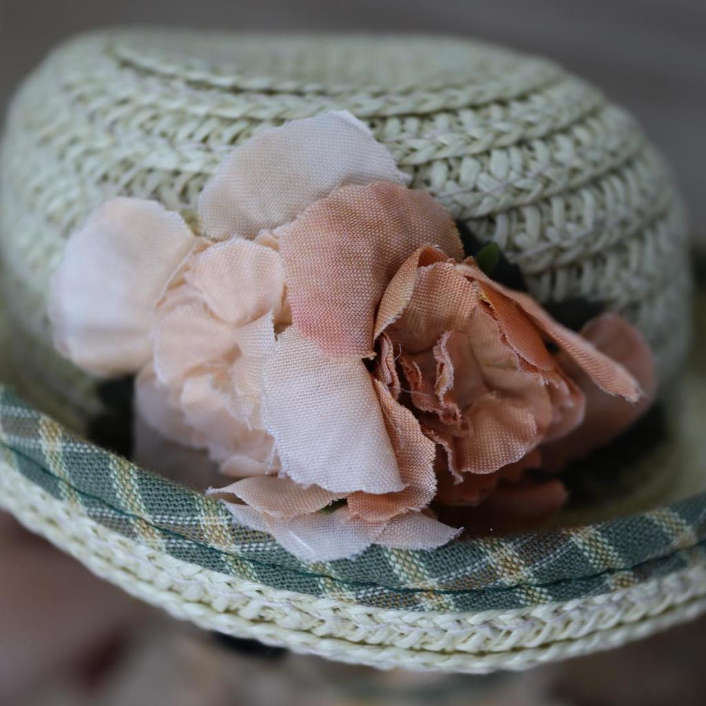 [USED] BOYDS BEARS Bee Overalls Teddy Bear Plush Toy