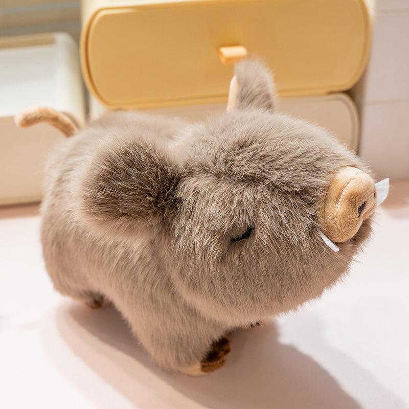 New Cute Wild Boar Doll Plush Toy Pig Doll Children Sleeping Pillow Girls Birthday Gift Doll