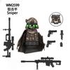 WM6147 WM6168 Serie Militare SWAT Forze Speciali Blocchi da Costruzione Soldato Commando Polizia di Città Cappello Mini Action Figure Giocattoli