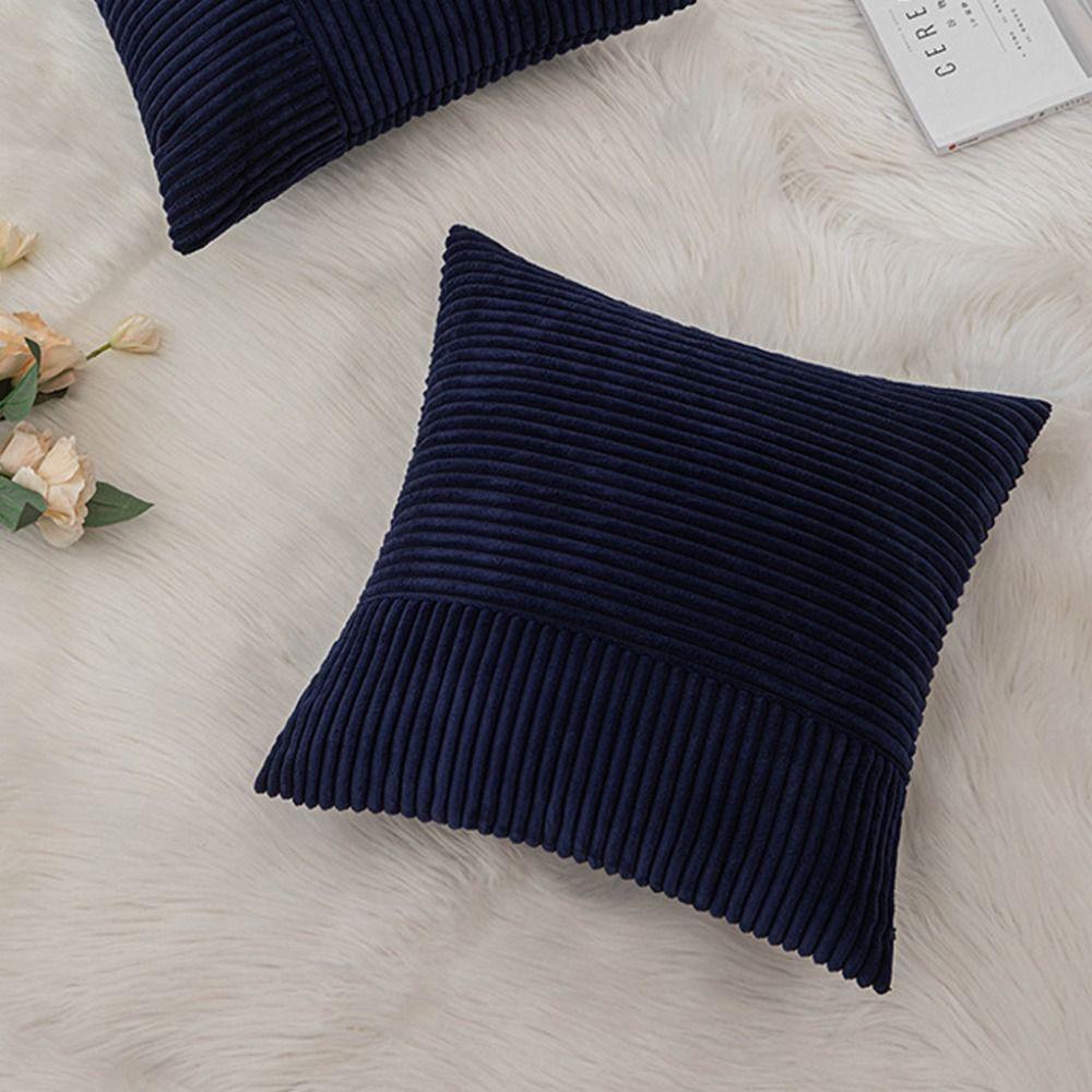 Multiple Sizes Corduroy Pillowcase Classic Cushion Cover Throw Pillowcover  Living Room/Office