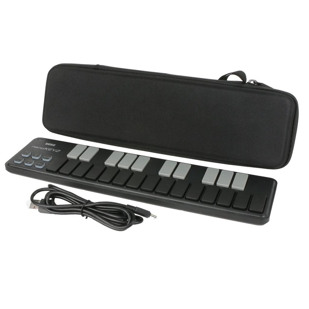 co2CREA Storage Case for KORG nanoKEY2 25-Key USB MIDI Keyboard and nanoPAD2 16-Pad MIDI Controller (Case Only)