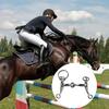 4Pcs Versatile Silver Key Ring for Daily Use Alloy Equestrian Keychain for Gifting To Friend Family and Coworkers