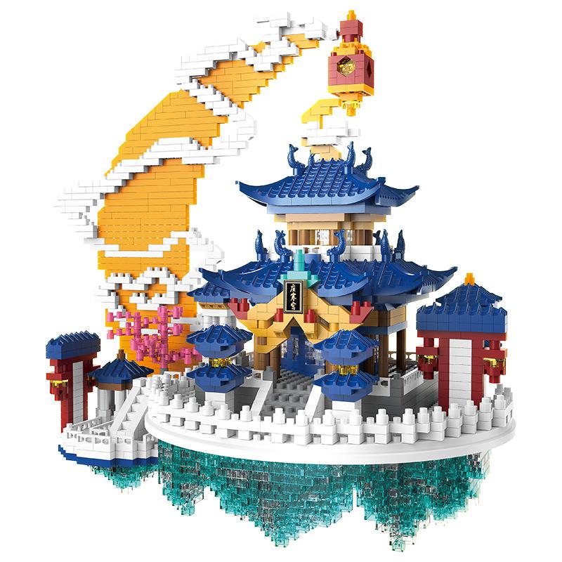 Guanghangong Micro-Particle Building Block Small Particle Children Chenghai Assembled Toys Compatible With Lego Building Block