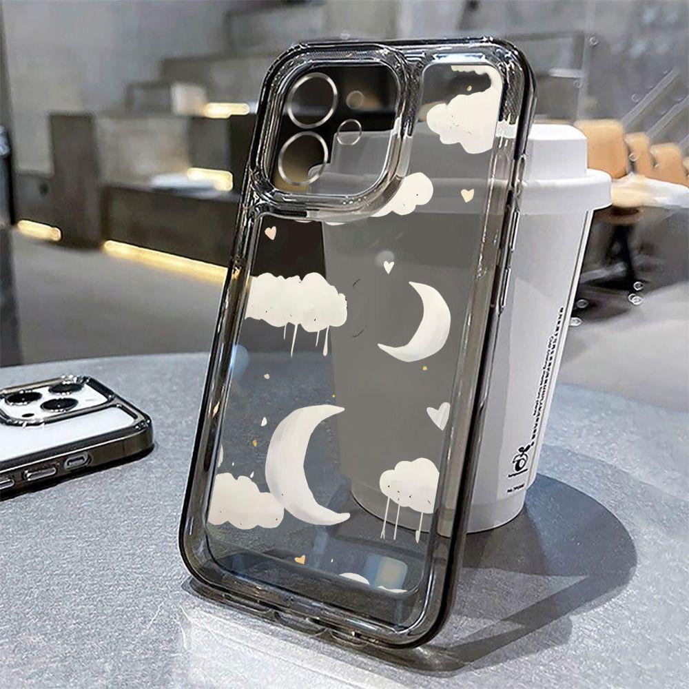 Ins Wind White Cloud for iPhone17PorMax Mobile Phone Case Apple 14/13 Soft Case 16 Niche 15