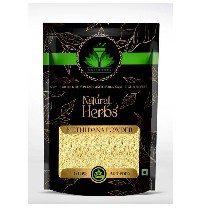 SAI HERBS Methi Dana Powder - Trigonella Foenum Graecum Powder - Fenugreek Seeds Powder (100 g)