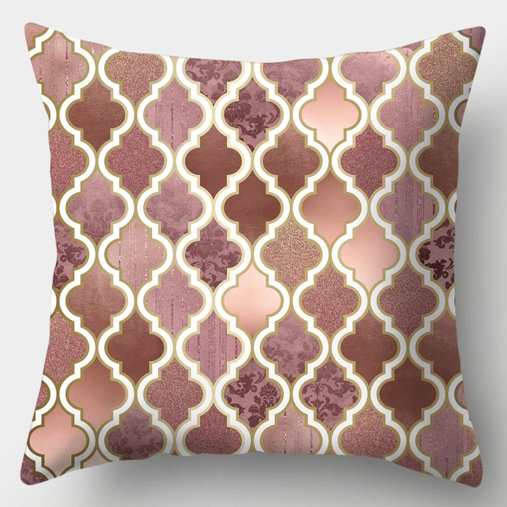 Pink Series Pillowcase 45cmX45cm Square Sofa Pillow Cover Rose Cushion cover