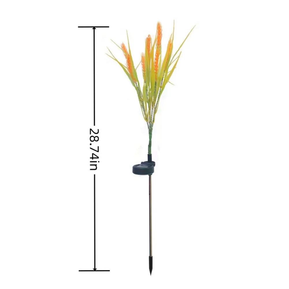 1/2pcs 7Heads Solar Powered Wheat Ear Ground Mounted Light Garden Lawn Lamp Outdoor Camping Party Decoration Outdoor Lighting