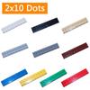 Non-Toxic 20Pcs 3832 Size 2X10 Dot Plate Moc Assemble Particles Diy Building Blocks 2*10 Figures Bricks Educational Creative Toy For Kid