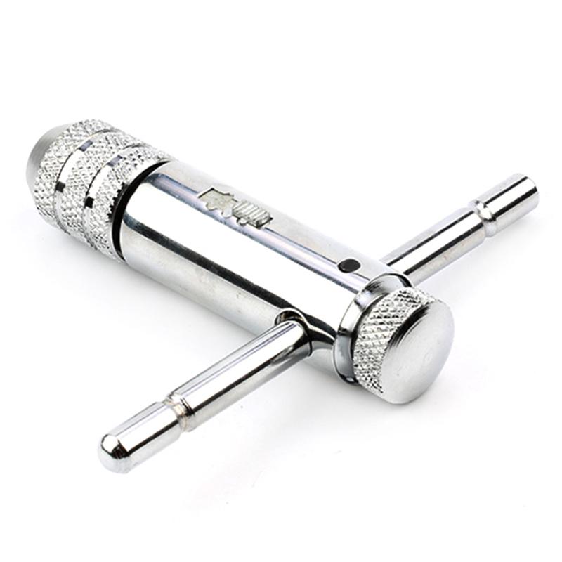 M3-M8 Verstellbarer Ratschen-Handgewindebohrer M5-M12 Verlängertes Gewindeschneiden Vorwärts- und Rückwärts-Gewindeschneidwerkzeug Zubehör