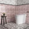 VaryPaper Tile Stickers Wall Decals Wallpaper Stickers Removable Wallpaper Sheets Pink 3D Interior Decor Set Brick Pattern Tile Sheets Mosaic Tiles