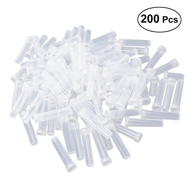 50pcs 25/ Nutrition Flower Water Container Vase Plastic Tube Transparent Water Flower Water Container Vase Tube Flower