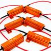 4Pcs 6PC 2PC 50W 6Ohm 6RJ for DC 12V Car Load Resistor Error Canceller LED Decoder Canbus Free Wiring Canceller Decoder Light