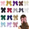 Double Webbing Bow Hairpin Duckbill Clip Premium Sense Versatile Satin Back Head Female Hairpin Hair Accessories