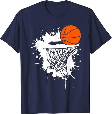 Basketball T-Shirts für Herren Slam Dunk Teenager Kinder Jugendspieler T-Shirt Vier Jahreszeiten Täglich Baumwolle Oversized T-Shirt Herren T-Shirts