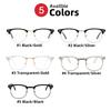 VIVIBEE Vintage Anti Blue Light Blocking Glasses Men Square Ray Filter Women Gaming Eyeglasses Black Frames Computer Eyewear