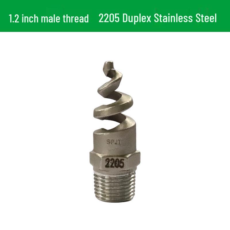 Stainless Steel Anti-Clog Spiral Spray Nozzle for Cooling Tower & Fire Protection