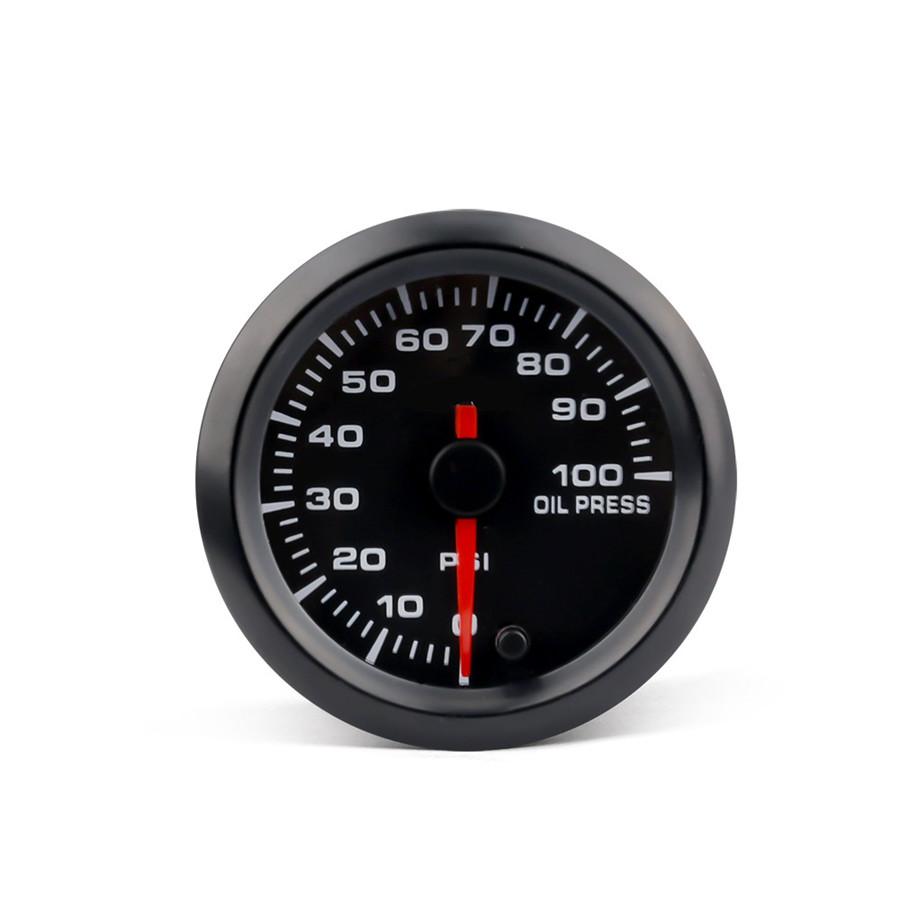 0-100 PSI Range Oil Pressure Gauge LED Display 2 Inches 52MM 7 Colors Optional