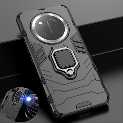 For Honor Magic 7 Lite Case Car Magnetic Holder Ring Armor Shockproof Funda For Magic7 Lite Magic7Lite Protect Cover