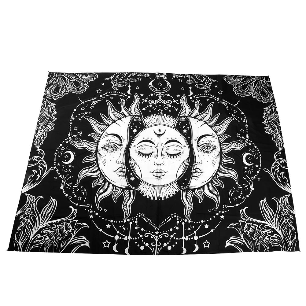 Bohemian Style Polyester Wall Hanging Blanket Carpet Tapestry for Home Bedroom Decoration150x130cm