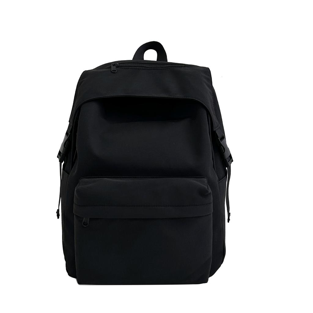 The Schoolbag Is Simple and Versatile, the Korean Version Is Solid Color, Light and Trendy Casual Back.