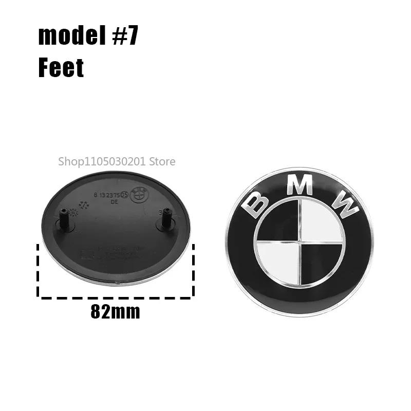 For BMW E46 E39 E90 E60 E36 F30 F10 E34 E30 F20 E92 M3 M4 M5 X6 Car Front Hood Badge Rear Trunk Sticker Emblem Auto Accessories