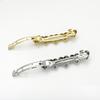 2pc New European and American High-grade Gold Silver Alloy Hairpin Hair Clips for Girls Women Korean Hair Accessories
