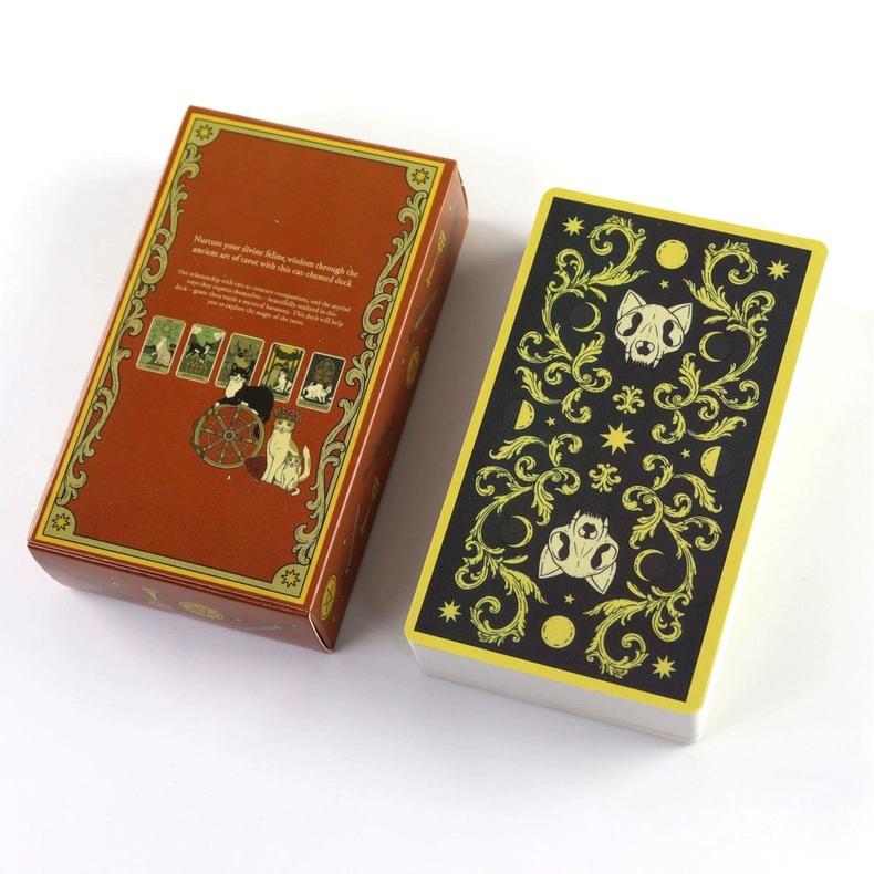 Koty Rządzą Kartą Tarota Na Ziemi, Podstawa 78szt