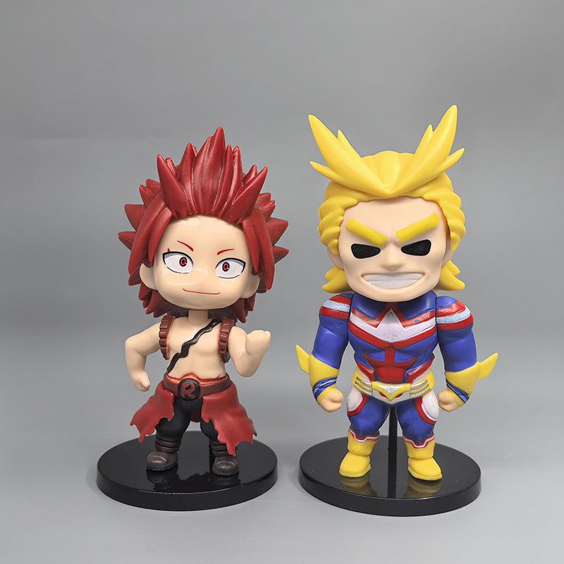 My Hero Academia Chibi Figure Set, Anime Collectible Model Toy, Cute Desktop Decor Gift for Mha Fans