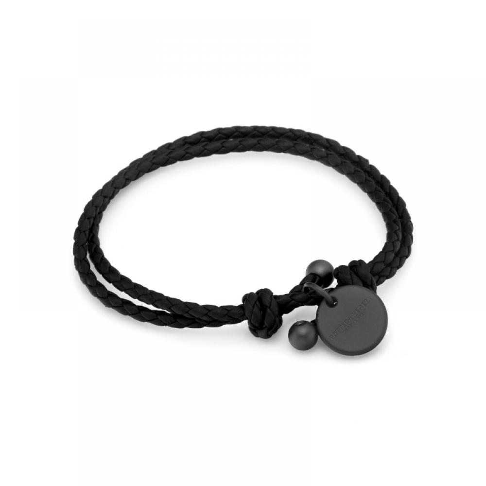 Bottega Veneta Intrecciato Leather Bracelet 339580 V3un1 1275