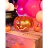 Citrouille Halloween lumineuse 17 cm - Orange