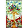 European Vintage Glass Paste Custom Toilet Opaque Painting Tiffany Imitation Art Film Electrostatic Scrub Window Paper