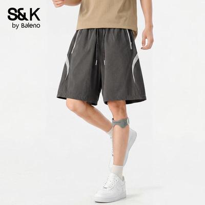 Baleno S&K Men's Loose Fit Straight Sport Shorts
