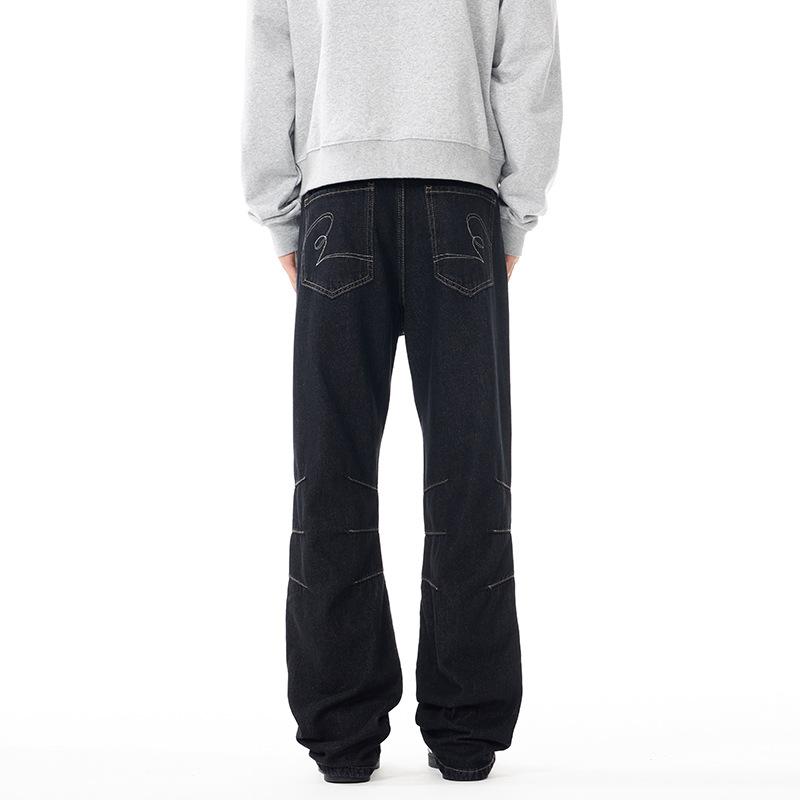High Street Jeans Men's Loose and Flirtatious and Handsome Casual Pants